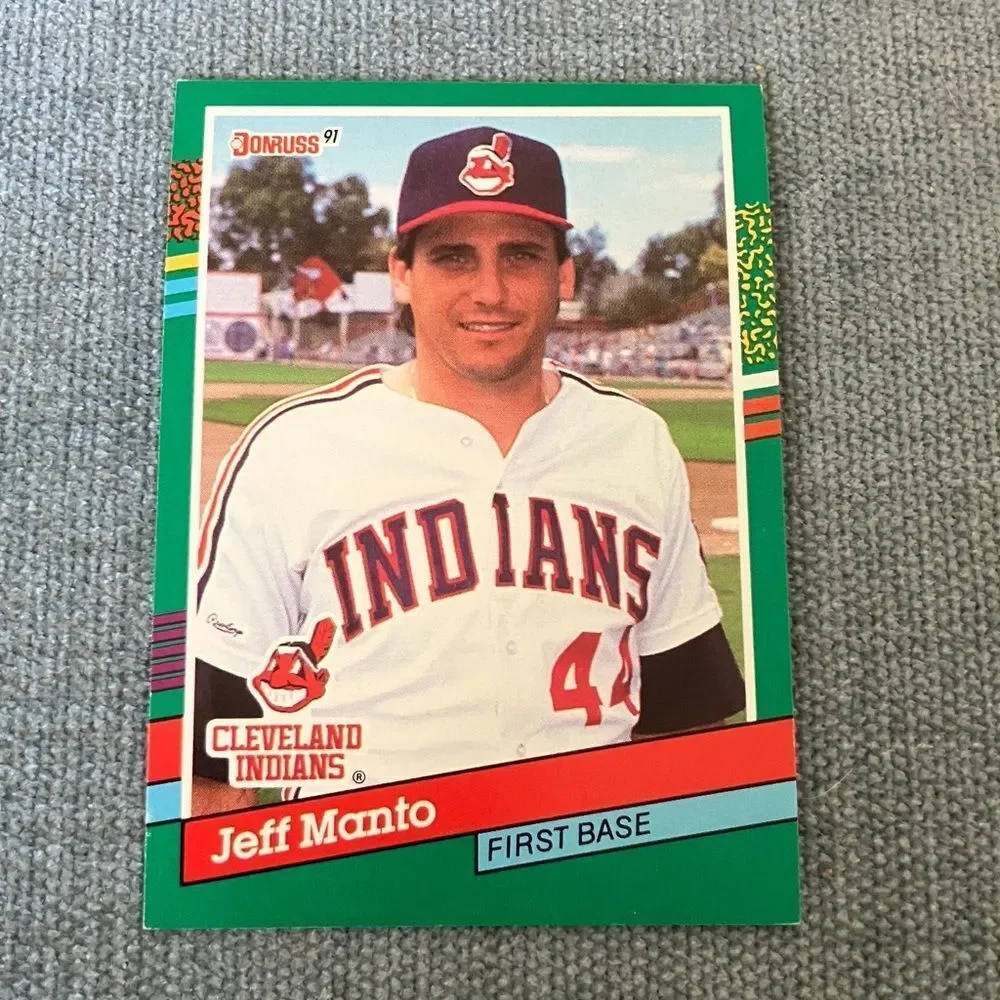 1991 Donruss Cleveland Indians Baseball Card Trading Card